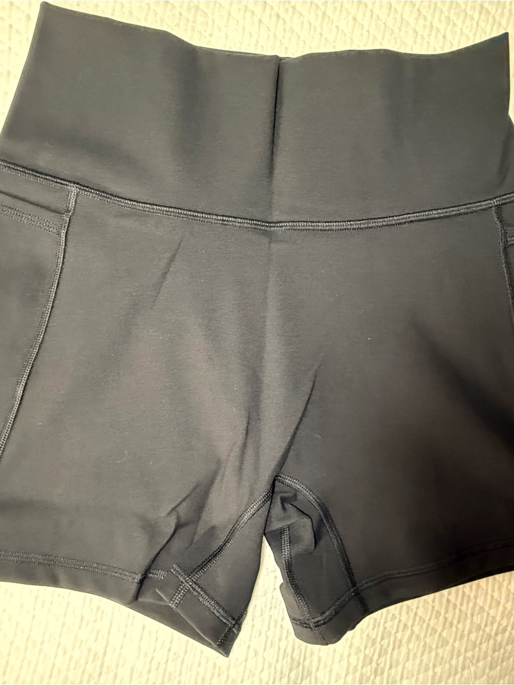 NWT- LSKD Fusion X Short Tight with Pockets - Black- Large